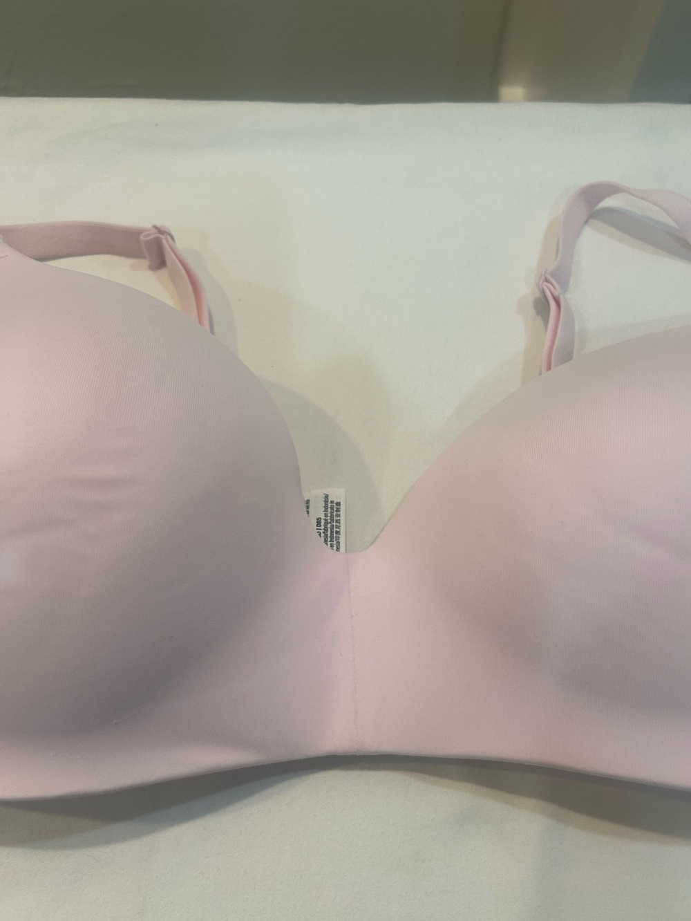 PINK Victoria's Secret Pale Pink Seamless Molded Bra